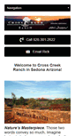 Mobile Screenshot of crosscreekranchsedona.com